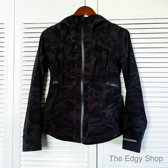 lululemon athletica Jackets & Blazers - lululemon athletica | Break a Trail Jacket Incognito Camo Multi Grey